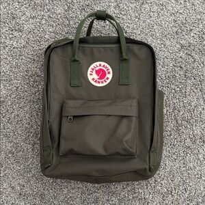 Fjallraven Kanken Backpack, Olive Green